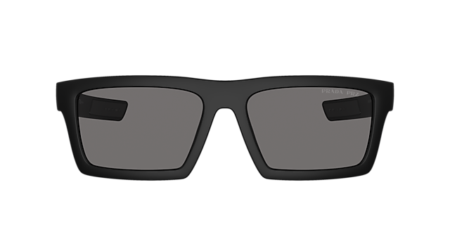 PS 02ZSU Matt Schwarz KunststoffSunglass Frames von B24, mit getönten Gläsern