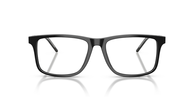 EA3257 Schwarz glänzend AcetatEyeglass Frames von B24, Vorderansicht