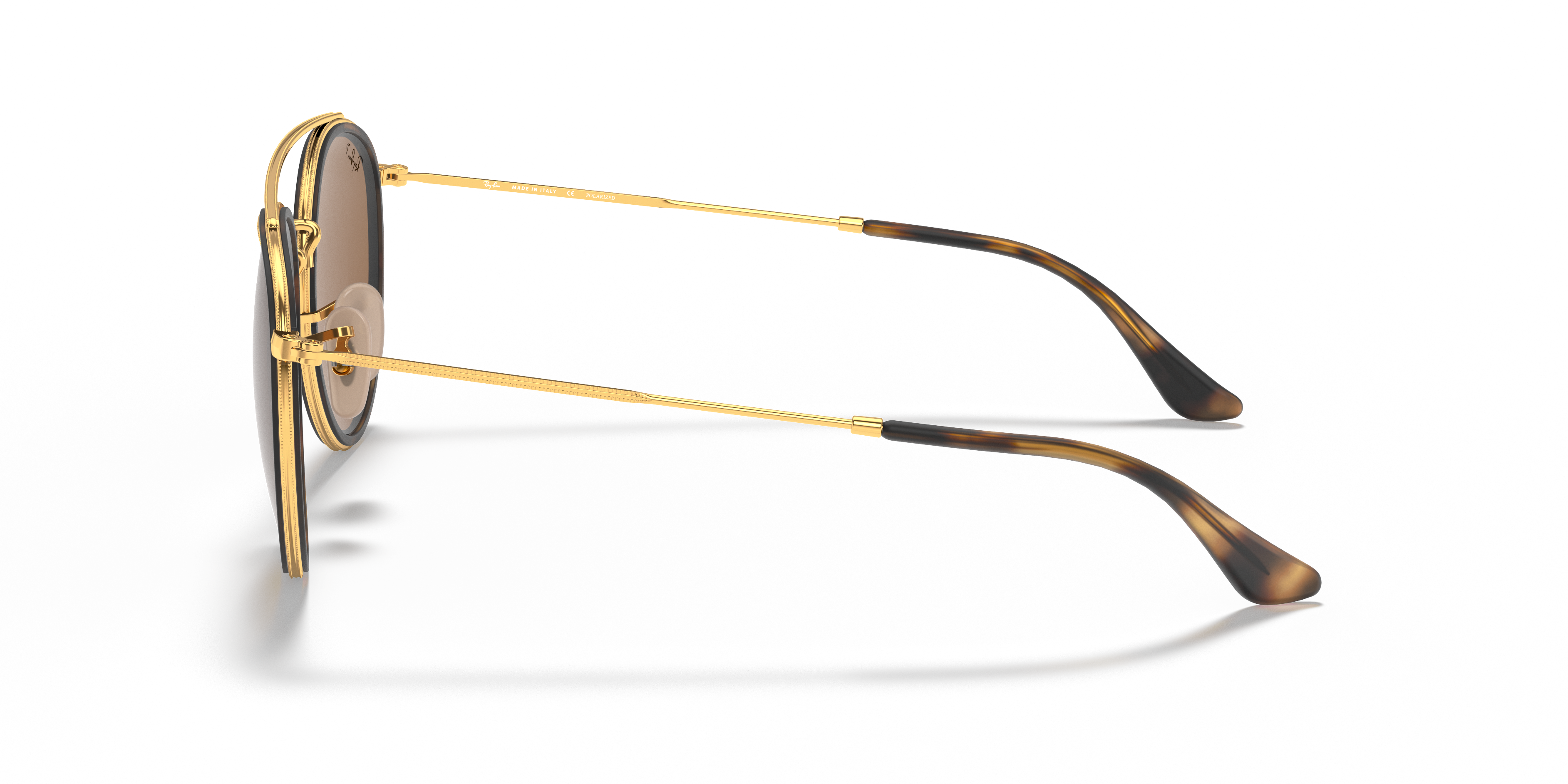 RB3647N Arista goud MetaalSunglass Frames van B24, Zijaanzicht