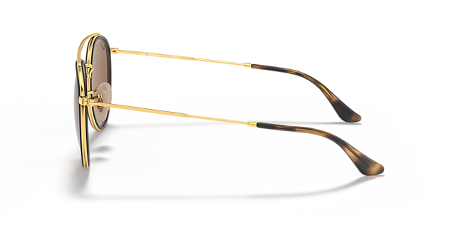 RB3647N Arista goud MetaalSunglass Frames van B24, Zijaanzicht