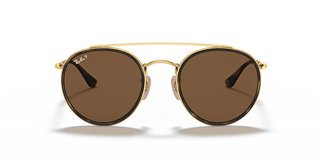RB3647N Arista goud MetaalSunglass Frames van B24, Vooraanzicht