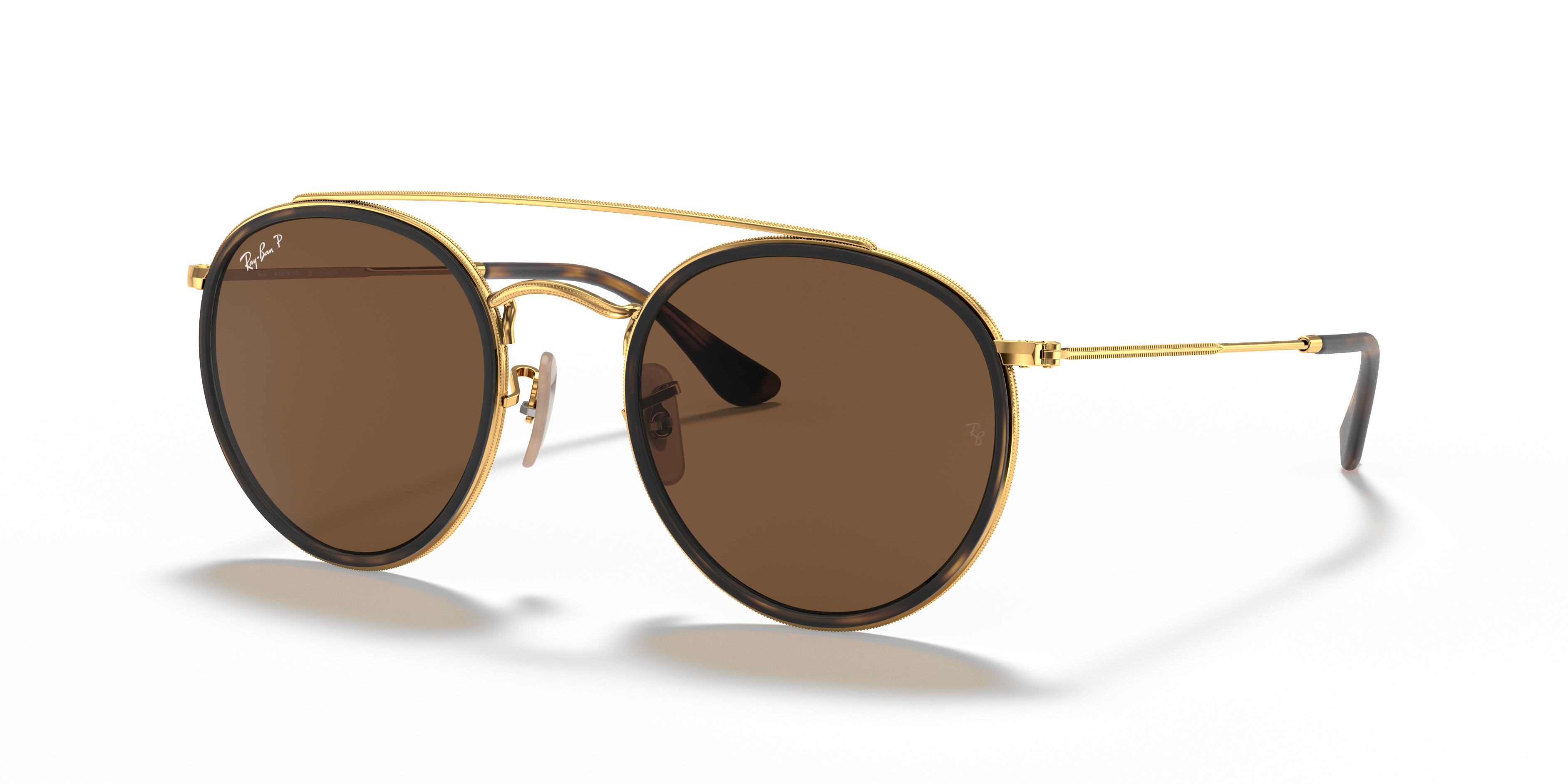 RB3647N Arista goud MetaalSunglass Frames van B24, Hoekweergave