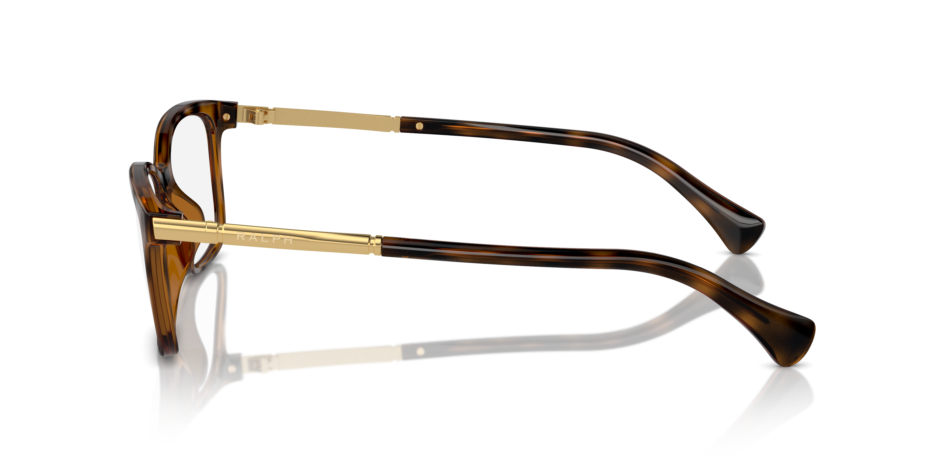 RA7160U Glanzend donker Havana KunststofEyeglass Frames van B24, Zijaanzicht