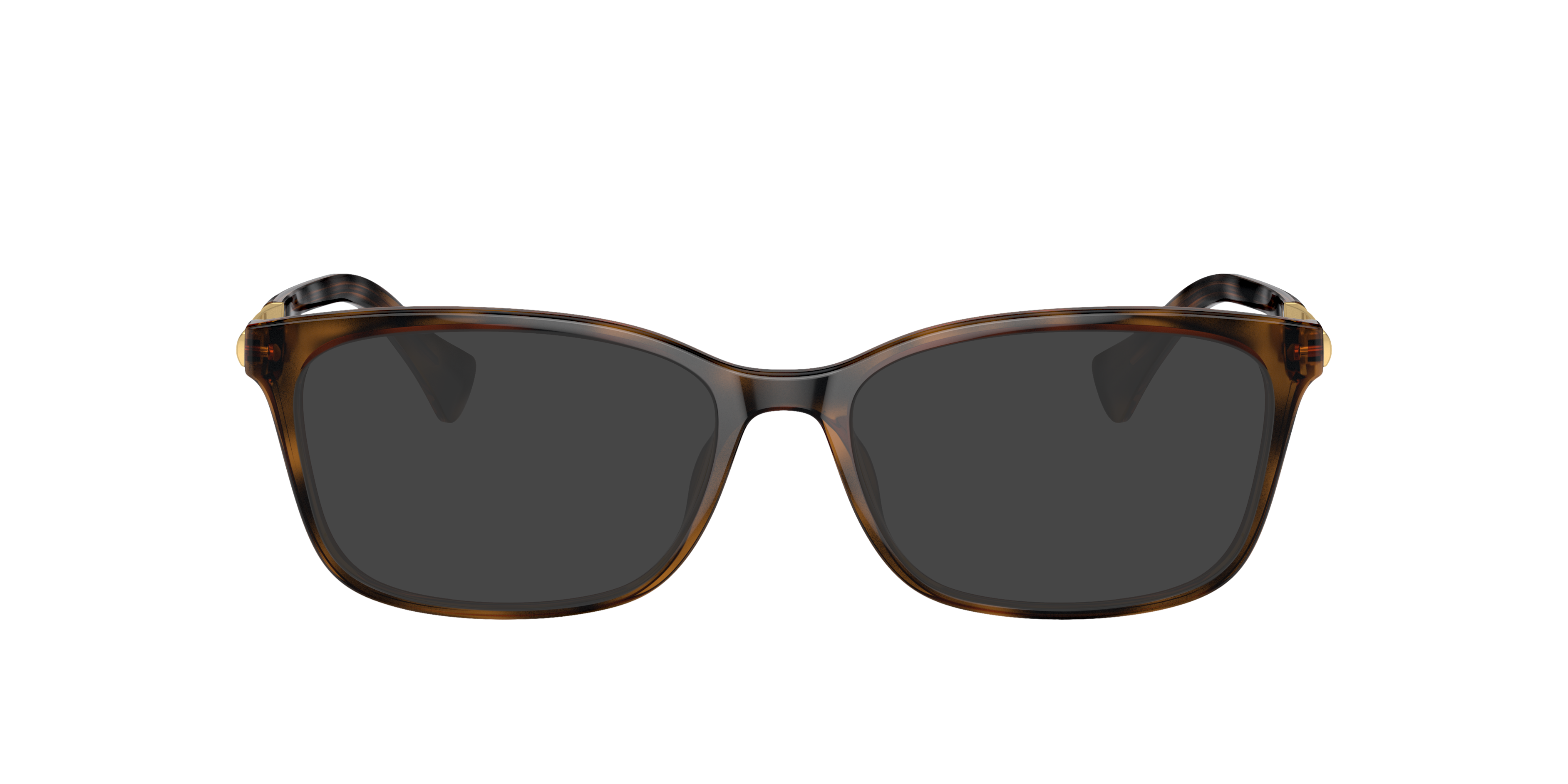 RA7160U Glanzend donker Havana KunststofEyeglass Frames van B24, met getinte lenzen