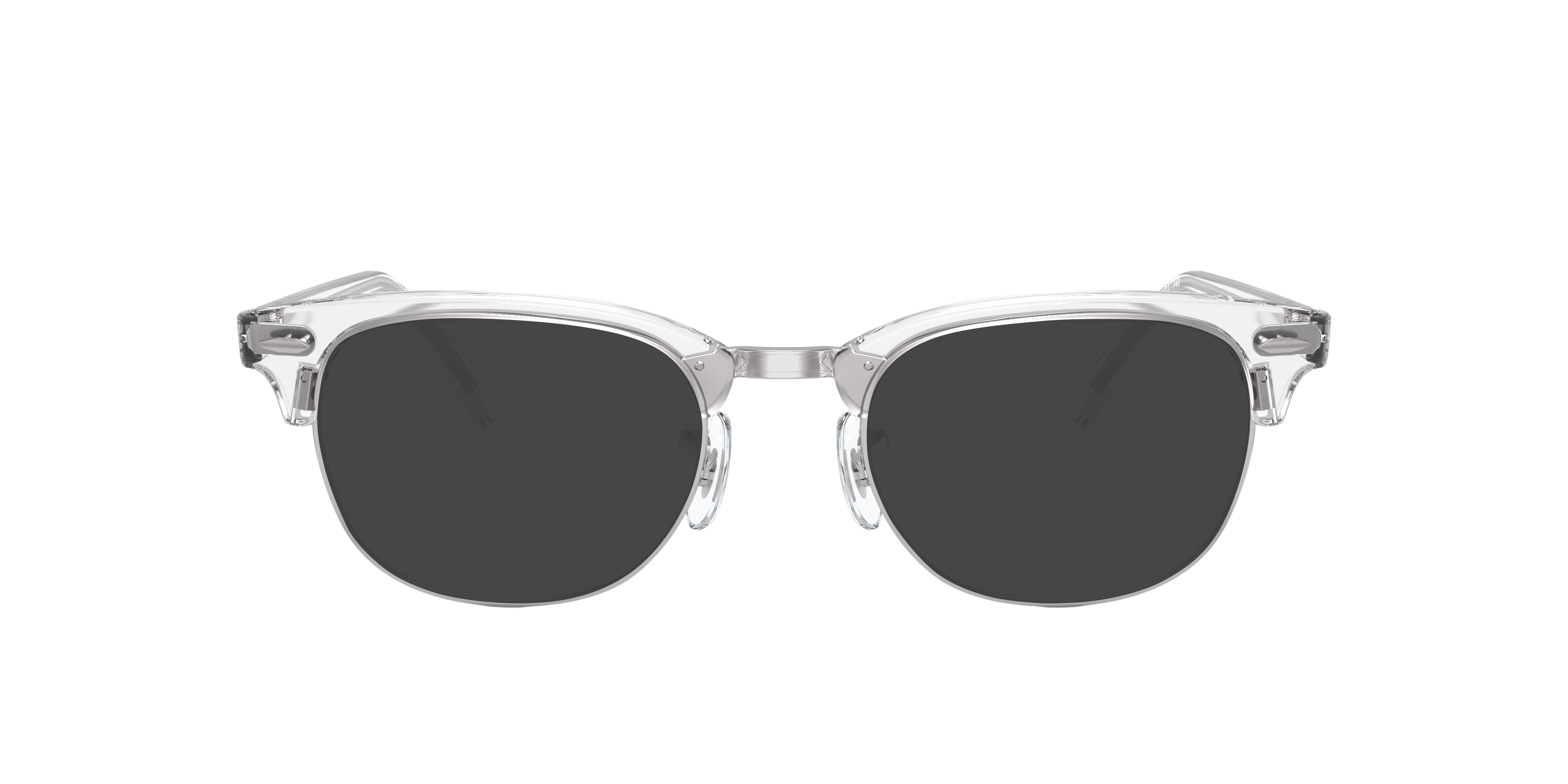 RB5154 Weiß transparent AcetatEyeglass Frames von B24, mit getönten Gläsern