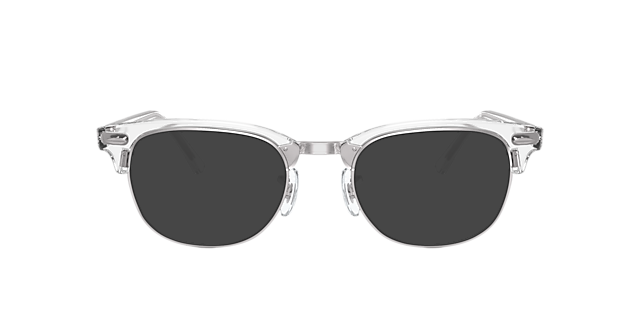 RB5154 Weiß transparent AcetatEyeglass Frames von B24, mit getönten Gläsern