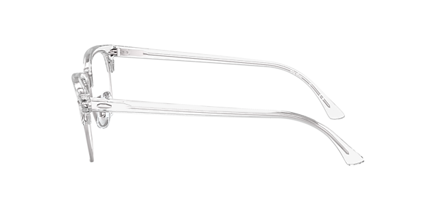 RB5154 Weiß transparent AcetatEyeglass Frames von B24, Seitenansicht