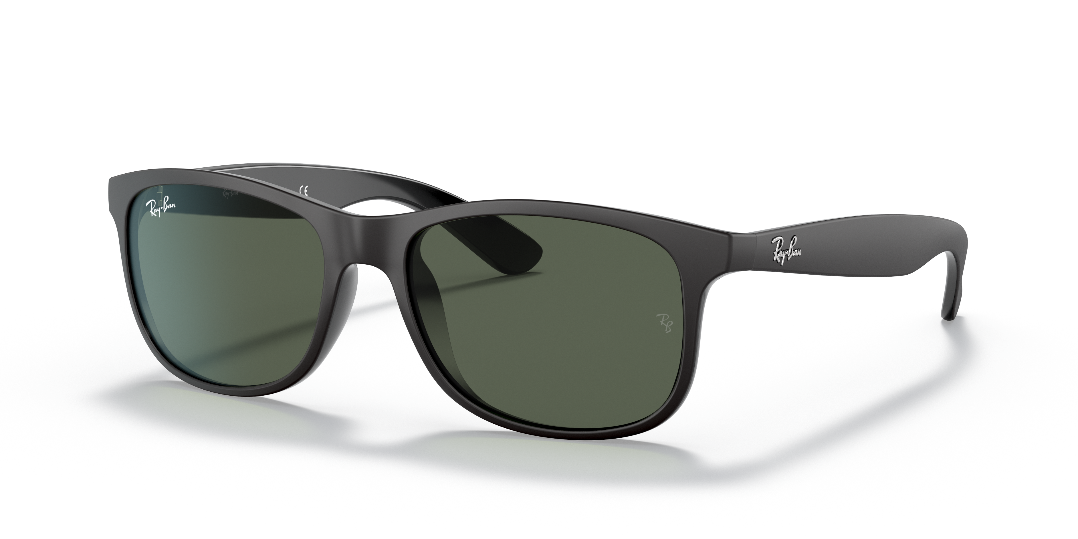 RB4202 Zwart KunststofSunglass Frames van B24, Hoekweergave