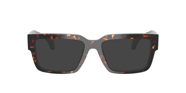 VE3374U Havana AcetaatEyeglass Frames van B24, met getinte lenzen