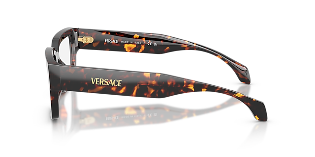 VE3374U Havana AcetaatEyeglass Frames van B24, Zijaanzicht