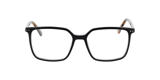 Lewis Zwart AcetaatEyeglass Frames van B24, Vooraanzicht