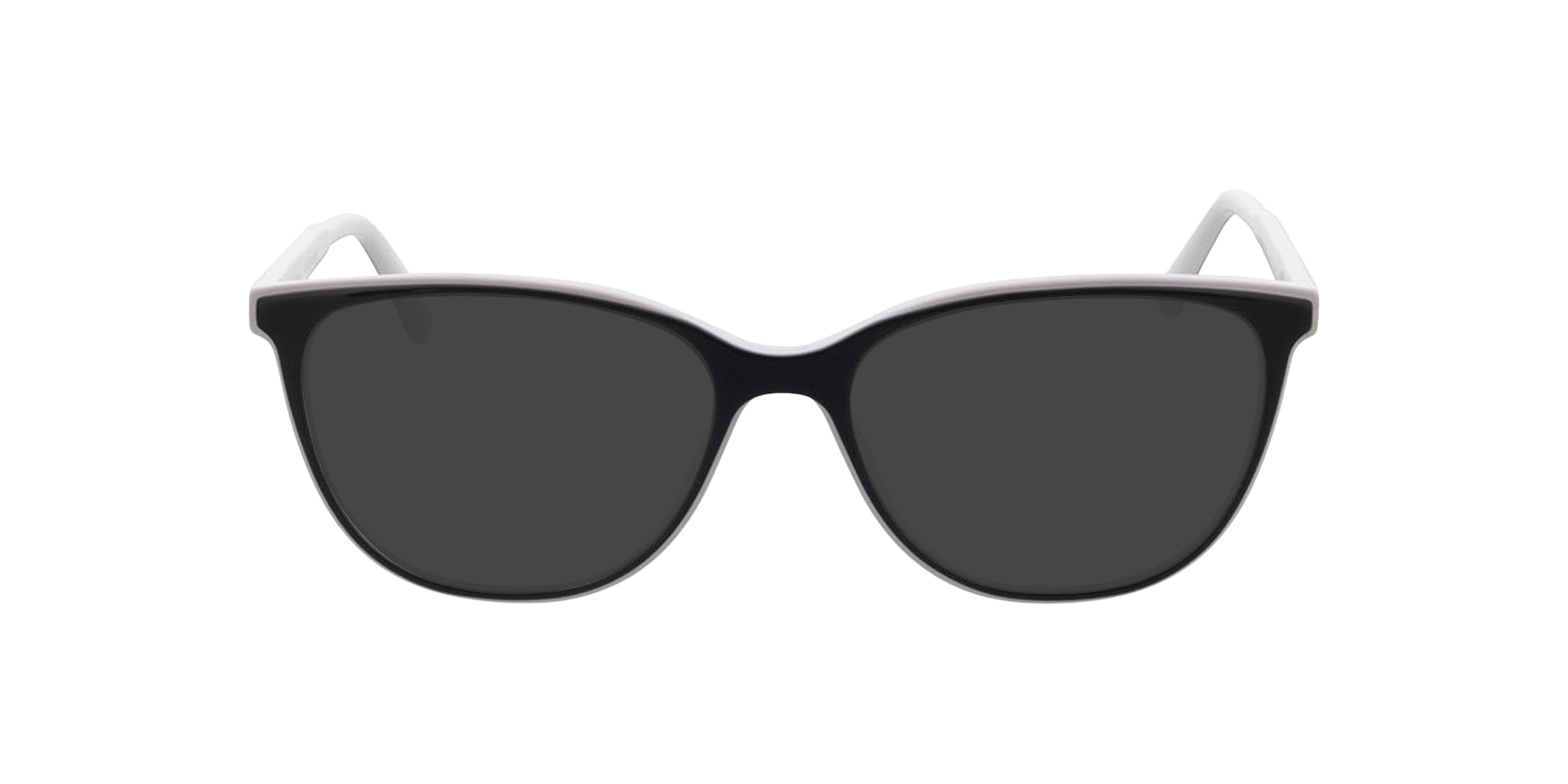 Milano Bilayer Black  &  White AcetatEyeglass Frames von B24, mit getönten Gläsern