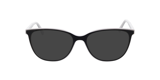 Milano Tweelaags zwart  &  wit AcetaatEyeglass Frames van B24, met getinte lenzen