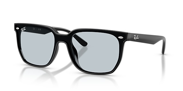 RB4466D Schwarz KunststoffSunglass Frames von B24, Dreiviertelansicht