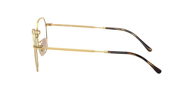 RB3694V Havana op goud MetaalEyeglass Frames van B24, Zijaanzicht