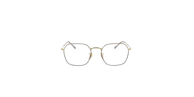 RB3694V Havana op goud MetaalEyeglass Frames van B24, Vooraanzicht