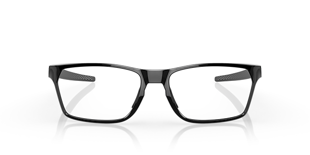 Hex Jector Inktzwart KunststofEyeglass Frames van B24, Vooraanzicht