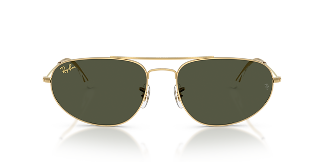 Explorer IV Legend Gold MetaalSunglass Frames van B24, Vooraanzicht