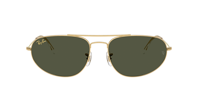 Explorer IV Legend Gold MetaalSunglass Frames van B24, met getinte lenzen