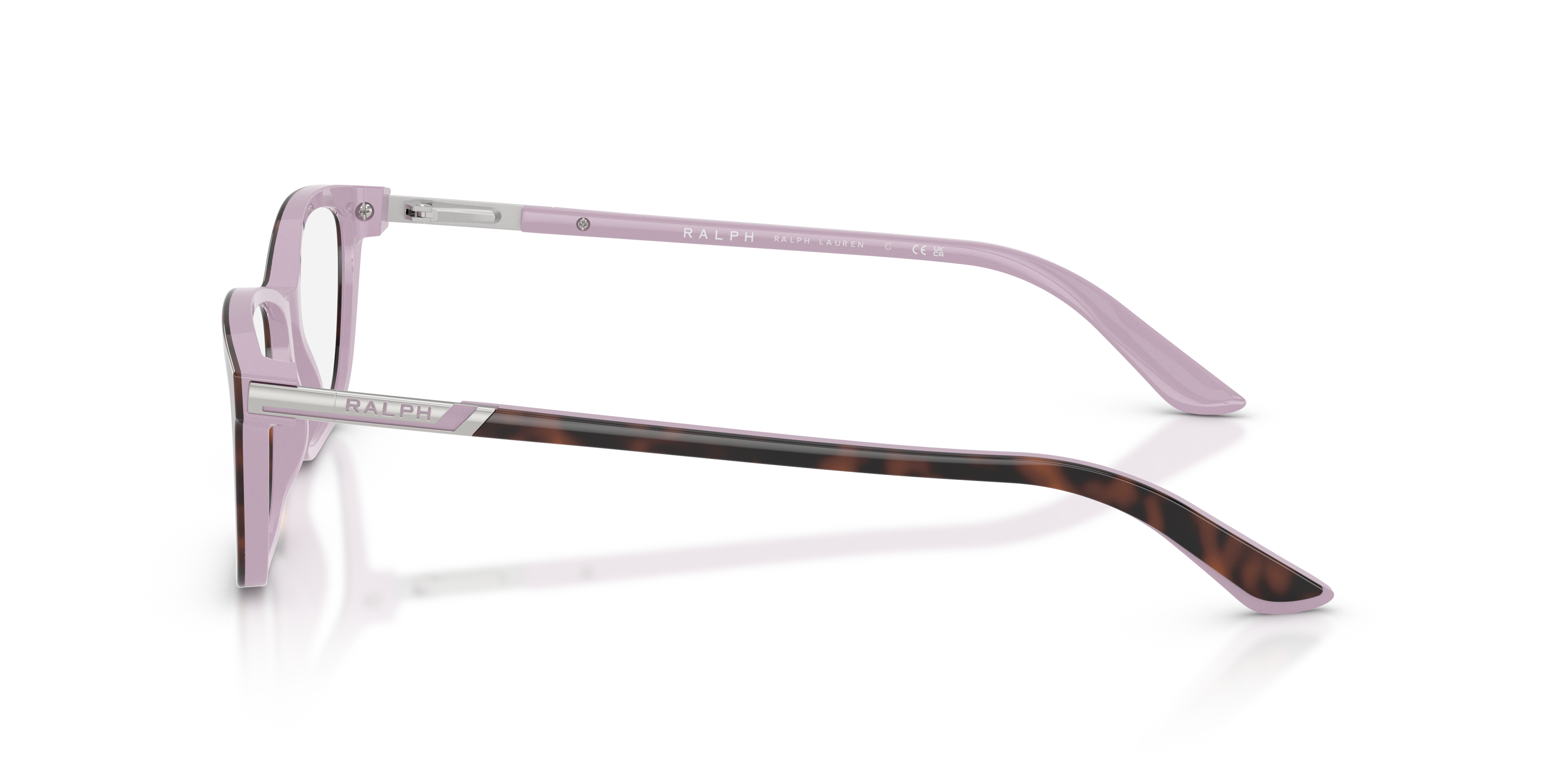 RA7044 Dunkelhavana AcetatEyeglass Frames von B24, Seitenansicht