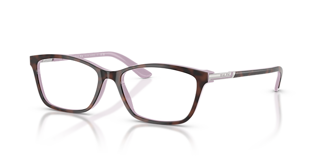 RA7044 Donker Havana AcetaatEyeglass Frames van B24, Hoekweergave