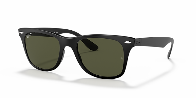 RB4195 Zwart KunststofSunglass Frames van B24, Hoekweergave