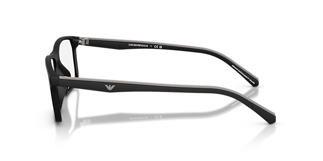 EA3266U Matt Schwarz KunststoffEyeglass Frames von B24, Seitenansicht