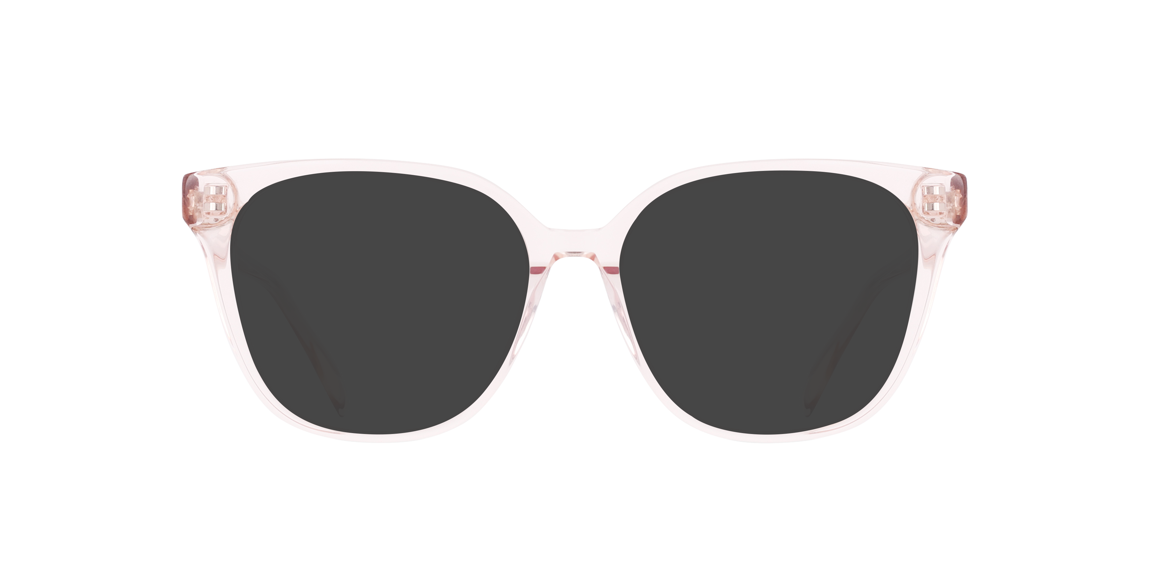 Sabrina Crystal Peach AcetatEyeglass Frames von B24, mit getönten Gläsern