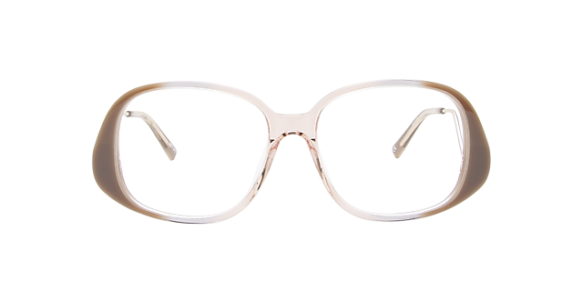 Zela Mercury Grey & Silver Metal AcetaatEyeglass Frames van B24, Vooraanzicht