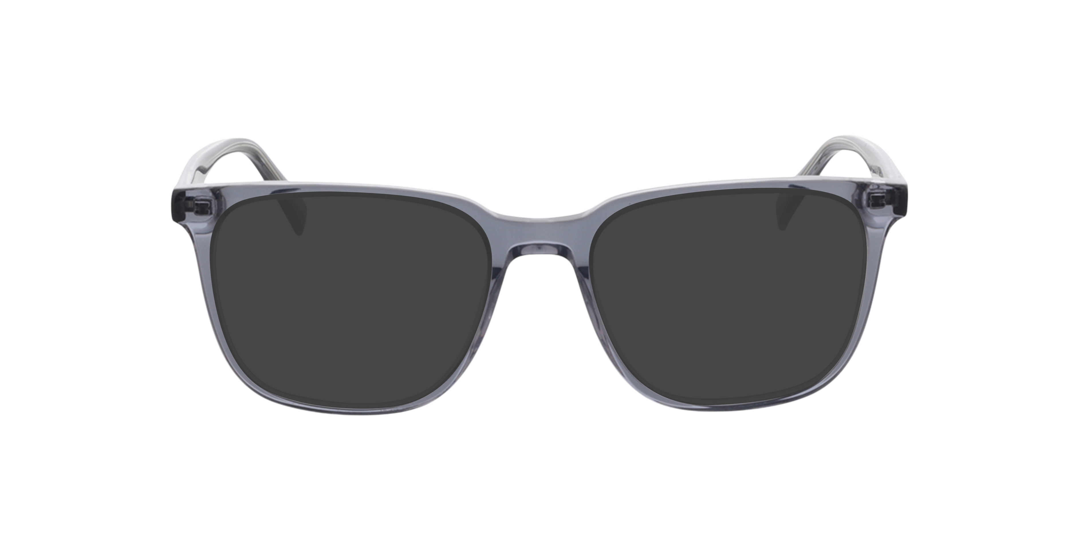 Baker Tweelaags kristal grijs  &  kristal AcetaatEyeglass Frames van B24, met getinte lenzen