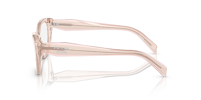 PR 19WV Crystal Geranium AcetatEyeglass Frames von B24, Seitenansicht