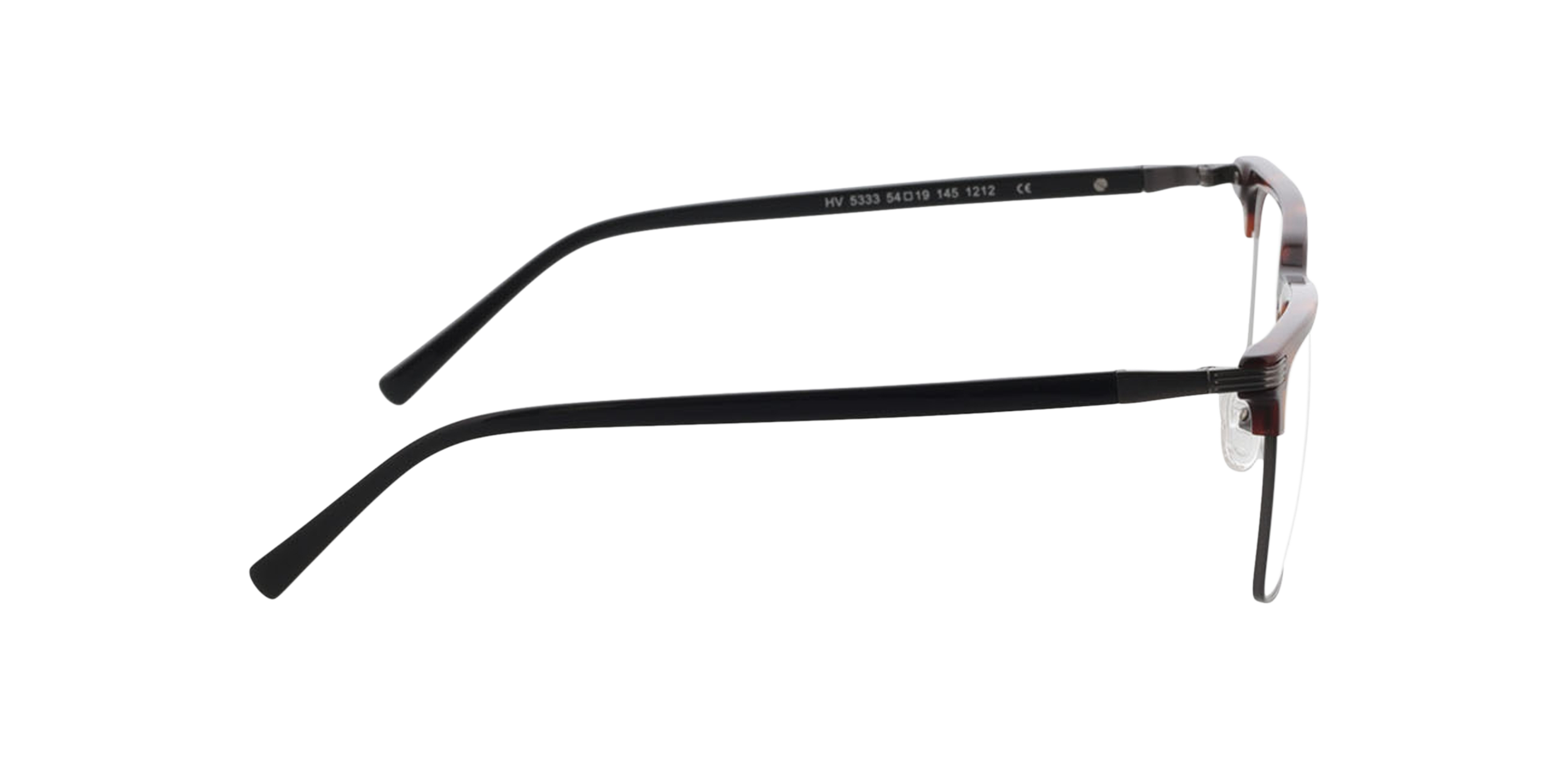 Irvine Havana MetallEyeglass Frames von B24, Seitenansicht