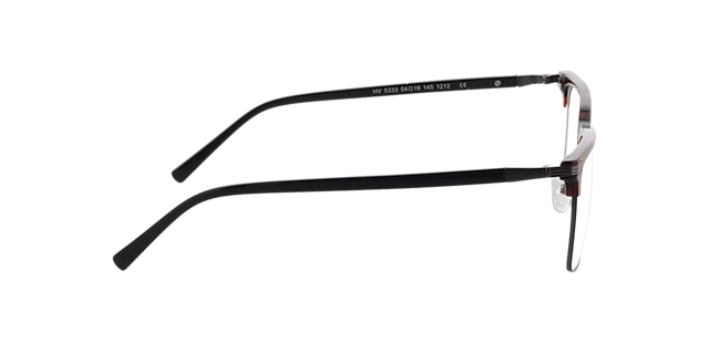 Irvine Havana MetallEyeglass Frames von B24, Seitenansicht