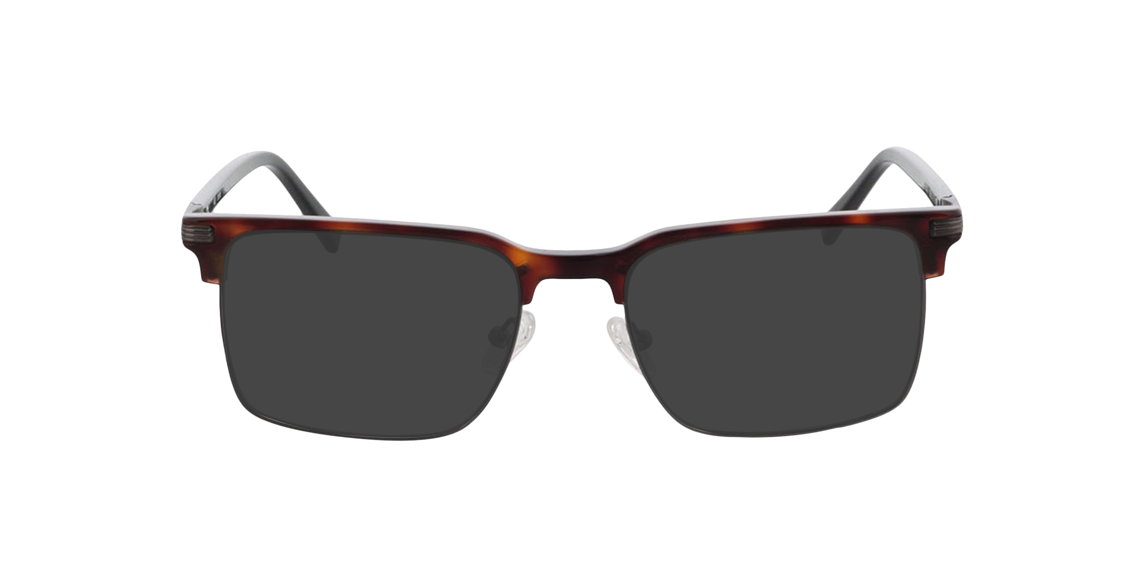 Irvine Havana MetallEyeglass Frames von B24, mit getönten Gläsern