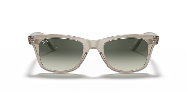 RB4640 Grau transparent KunststoffSunglass Frames von B24, Vorderansicht