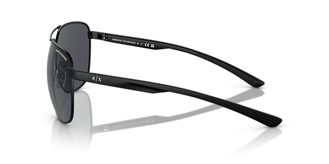 AX2047S Matt Schwarz MetallSunglass Frames von B24, Seitenansicht