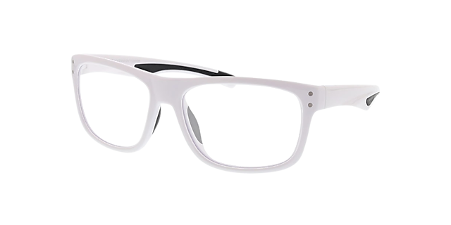 Pace White  &  Black KunststoffEyeglass Frames von B24, Dreiviertelansicht