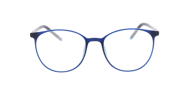 Conroe Matblauw KunststofEyeglass Frames van B24, Vooraanzicht