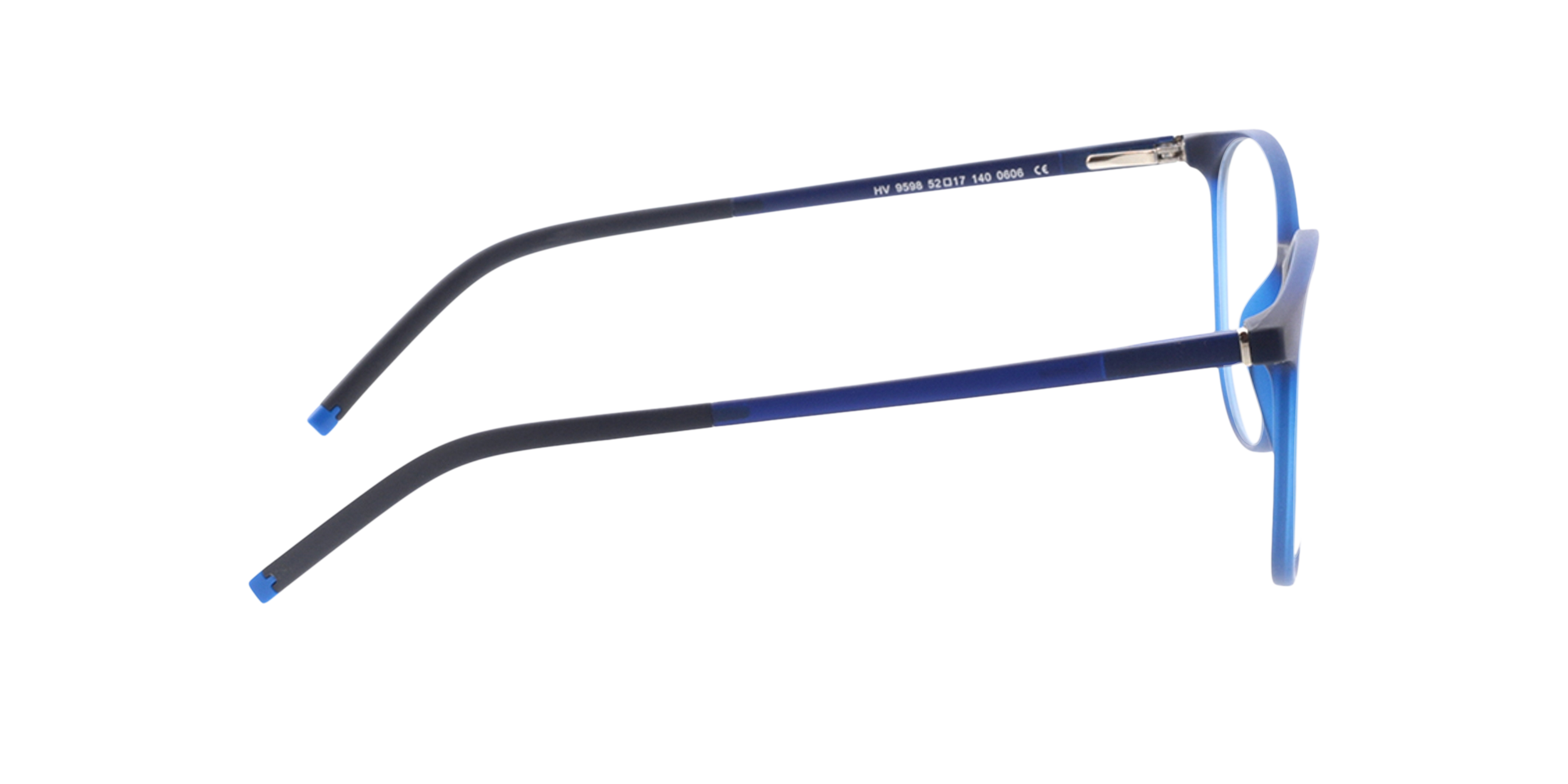 Conroe Matblauw KunststofEyeglass Frames van B24, Zijaanzicht