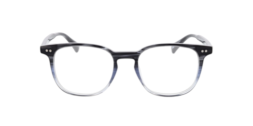 Brille24 - Basel, Gradient Blue Black/Crystal Brown Horn/Crystal Green Horn, Größe: Durchschnittlich