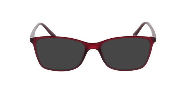 Bergama Rood KunststofEyeglass Frames van B24, met getinte lenzen