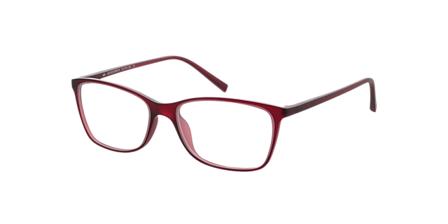 Bergama Rood KunststofEyeglass Frames van B24, Hoekweergave
