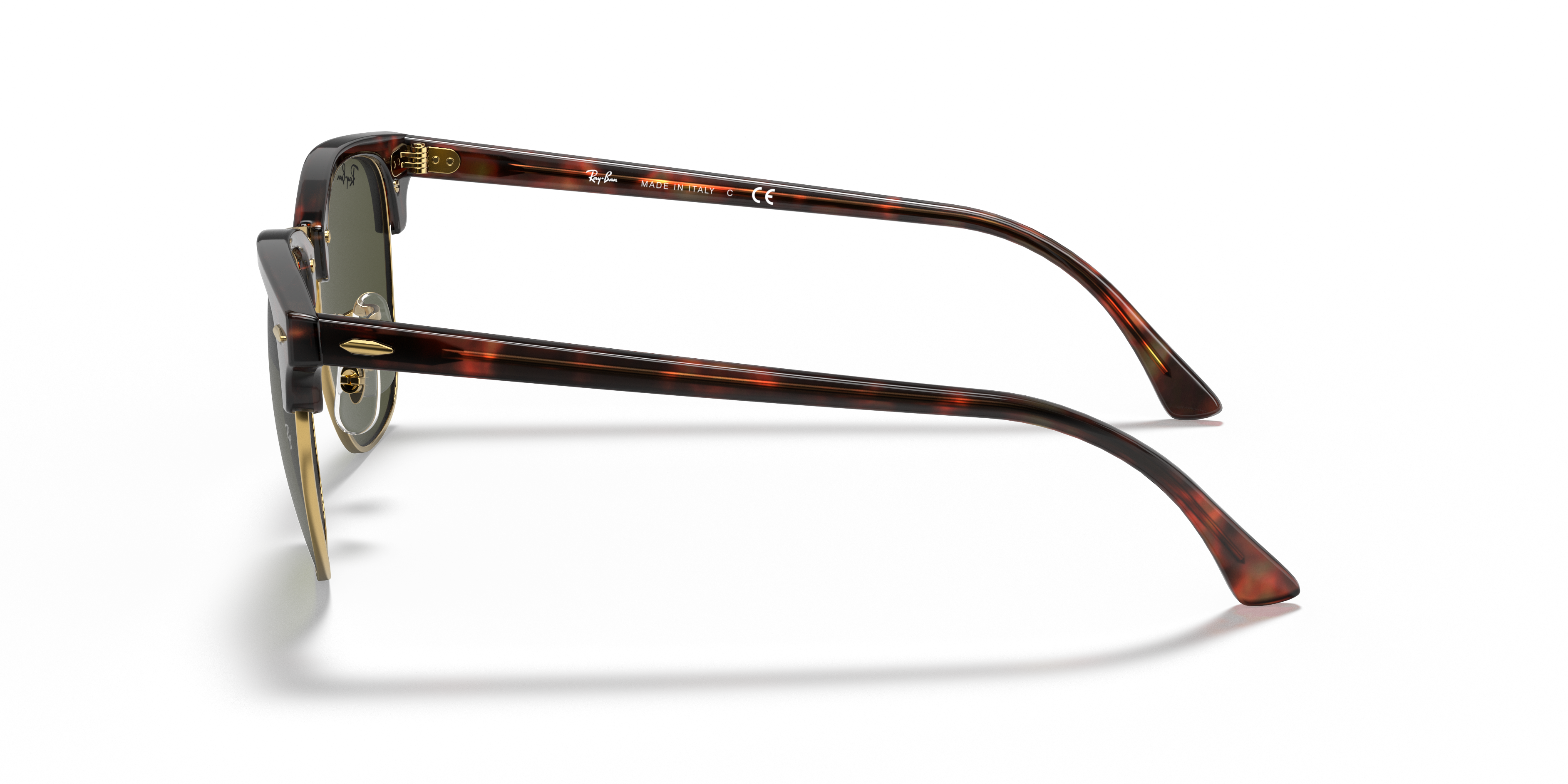 RB3016 Schildpatt auf Gold AcetatSunglass Frames von B24, Seitenansicht