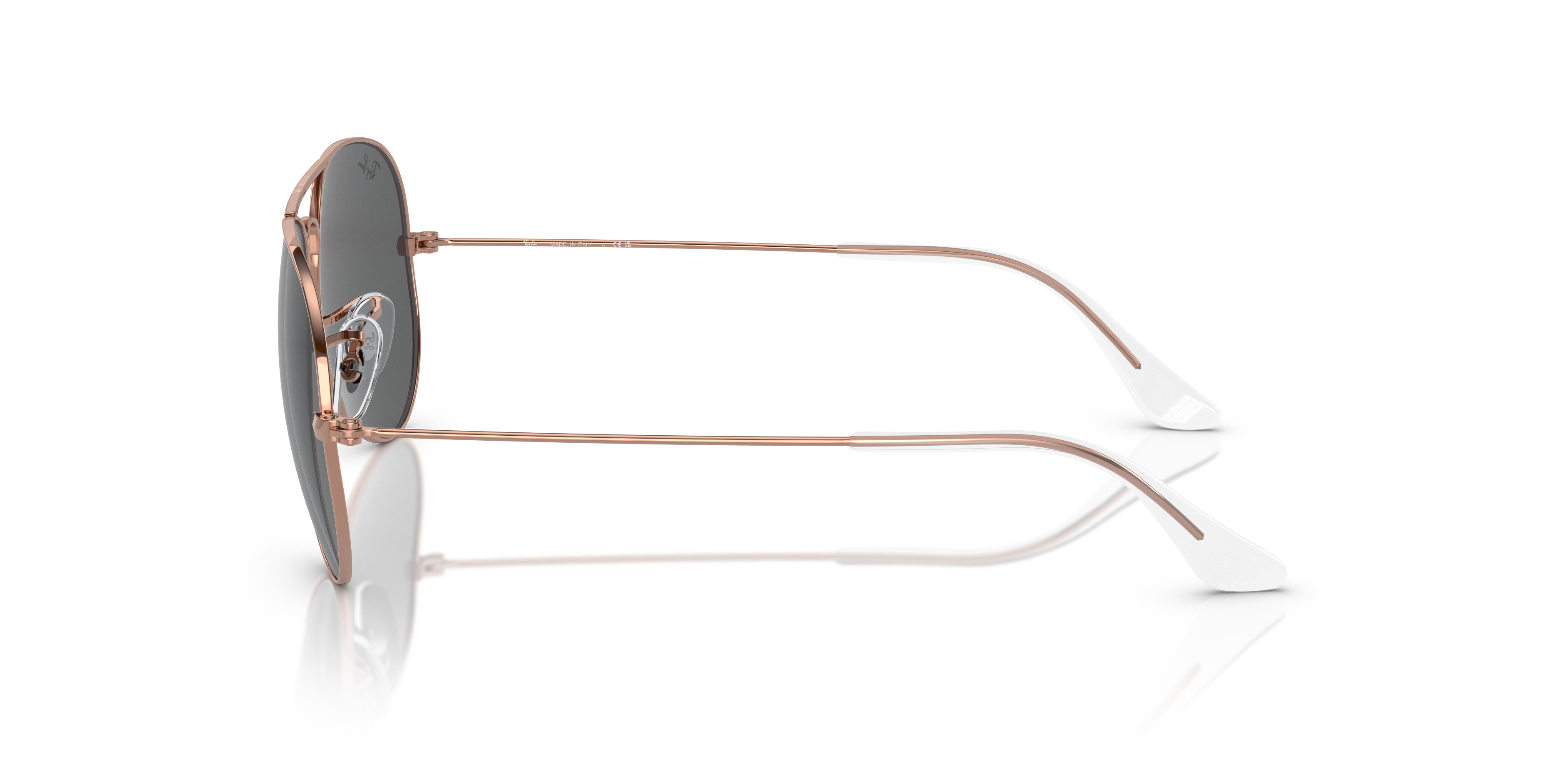 RB3025 Rotgold MetallSunglass Frames von B24, Seitenansicht