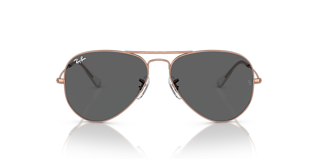RB3025 Roségoud MetaalSunglass Frames van B24, Vooraanzicht