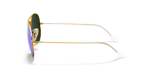 RB3025 Gold MetallSunglass Frames von B24, Seitenansicht