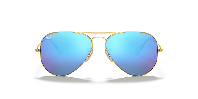 RB3025 Gold MetallSunglass Frames von B24, Vorderansicht