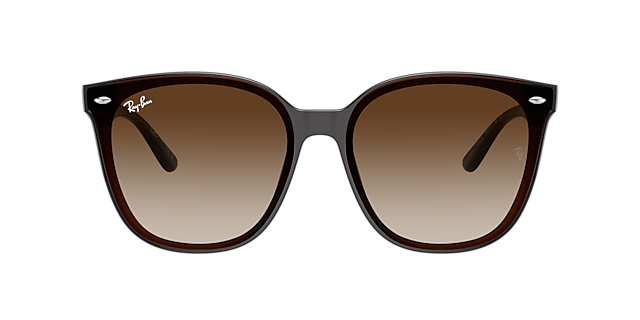 RB4423D Braun transparent KunststoffSunglass Frames von B24, mit getönten Gläsern