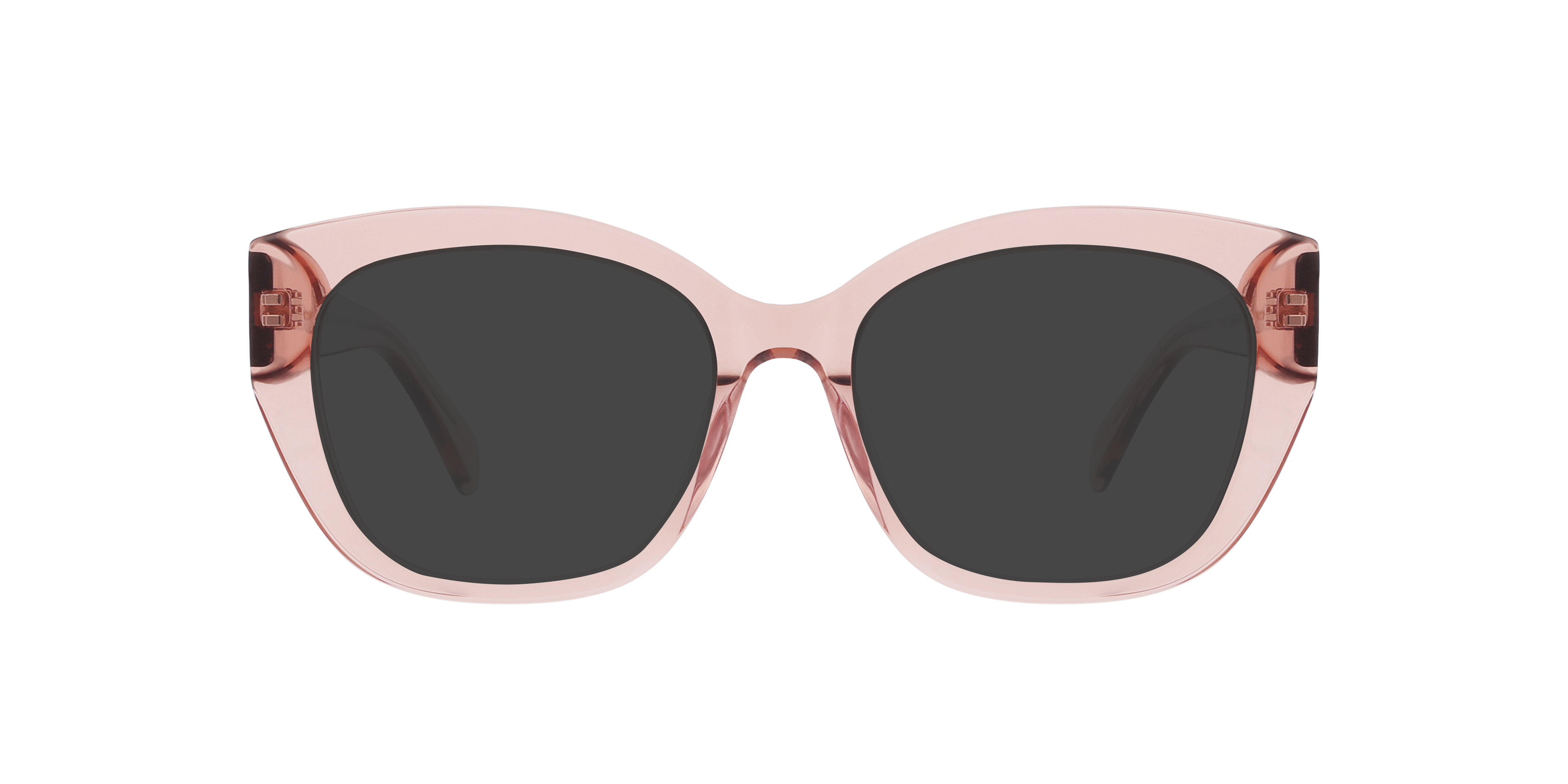 Kate CT Crystal Rosewood AcetatEyeglass Frames von B24, mit getönten Gläsern