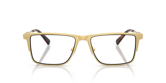 MK3097 Yellow Gold MetaalEyeglass Frames van B24, Vooraanzicht